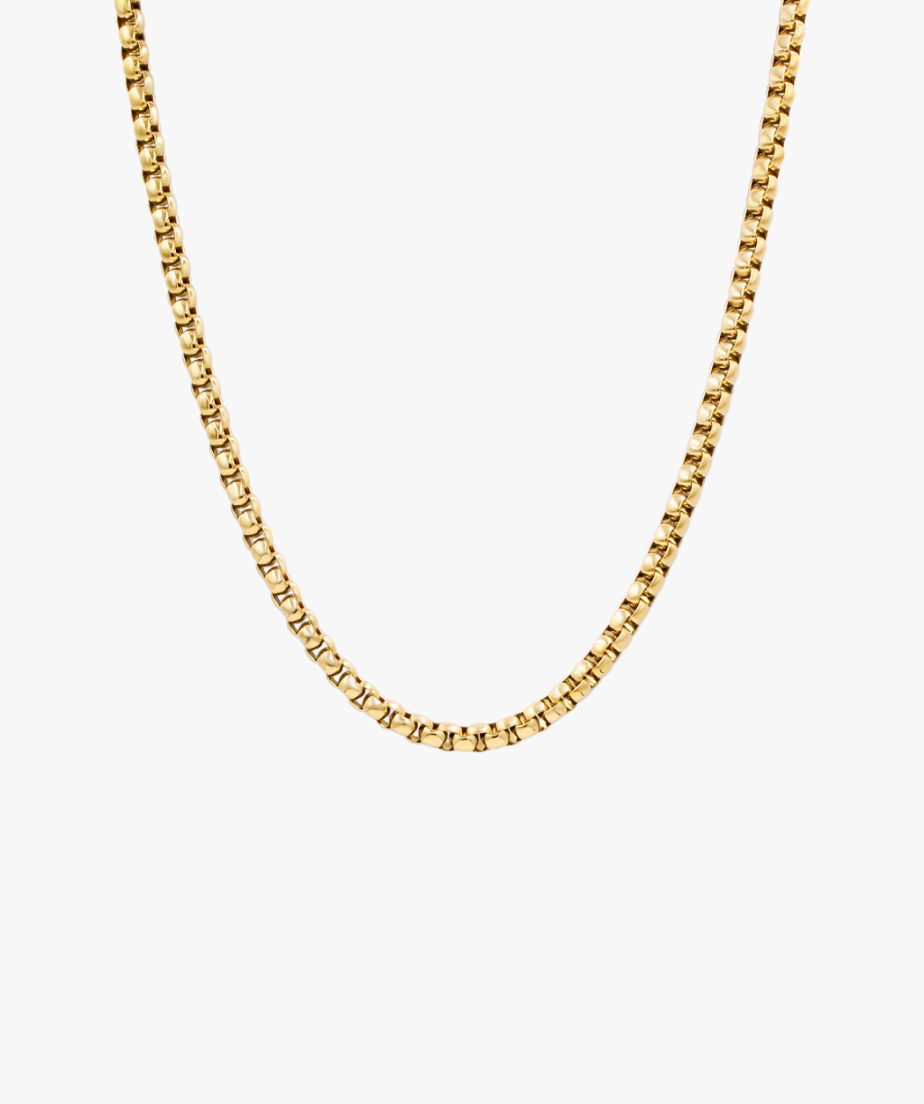 BOLD ROUND CHAIN NECKLACE